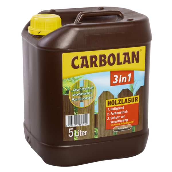 Carbolan-3in1-naturbraun Holzlasur